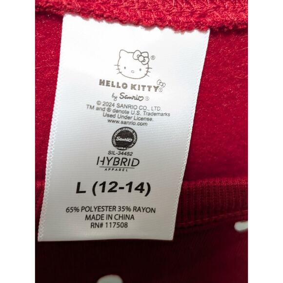 Women's L Hello Kitty Red Ugly Christmas Sweater Holiday Festive - Picture 7 of 9
